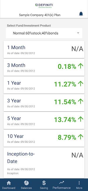 Definiti 401(k) Screenshot 2