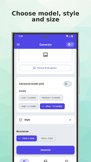Imagee – AI Image Generator Screenshot 0