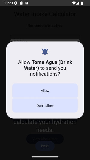 Drink water Screenshot 0