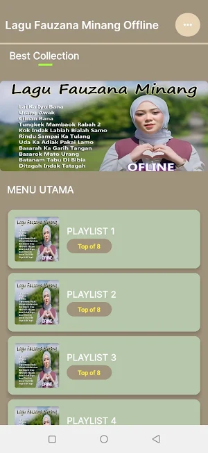 Lagu Fauzana Minang Offline Screenshot 1