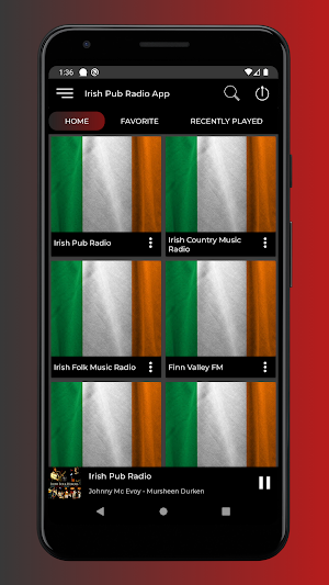 Irish Pub Radio App Screenshot 0