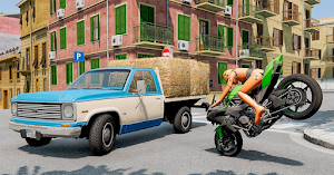 Mega Bike: 3D Crash Simulator Screenshot 1