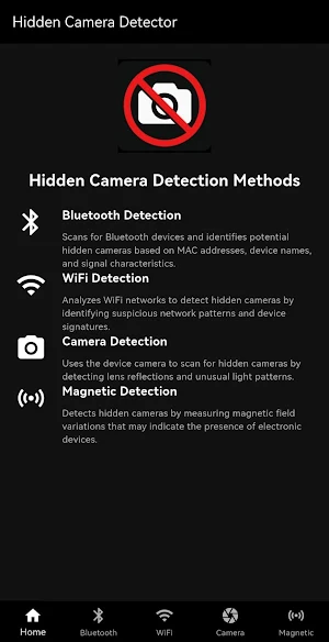 Hidden Spy Cam Detector Screenshot 0