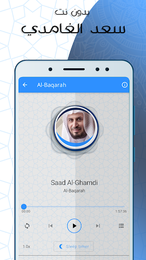 البقرة بصوت الغامدي بدون نت Screenshot 1