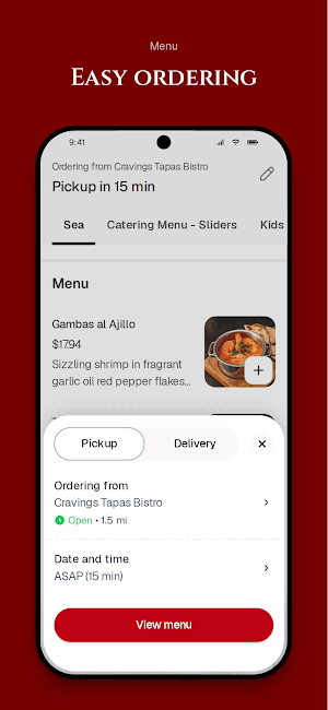 Cravings Tapas Bistro Screenshot 2