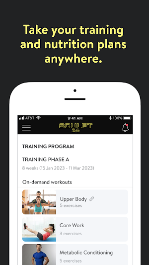 Sculpt 24 Gym Screenshot 2