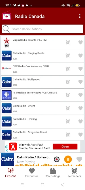 Radio Canada : Online FM app Screenshot 2