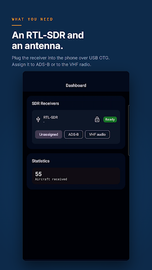 SkyAero: ADS-B & Air Band SDR Screenshot 1