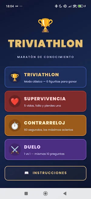 TRIVIATHLON: Juego de Trivia Screenshot 0