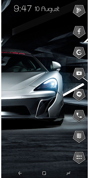 Coastal Stormy Gray Icon Pack Screenshot 0