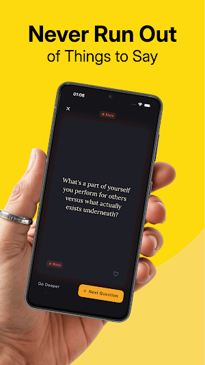 Deep conversations - Glowround Screenshot 0