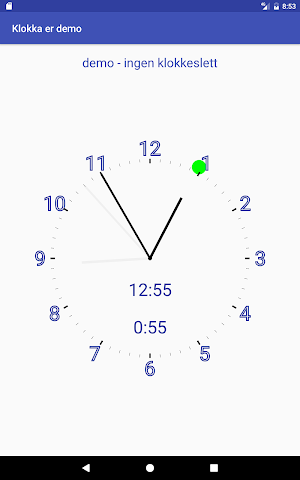 The time is - demo Screenshot 0