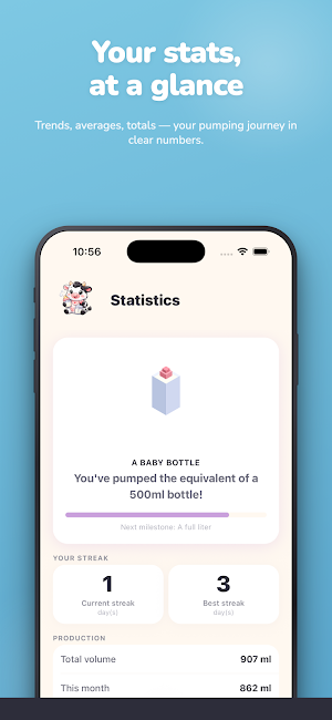 Milky – Breast Milk Tracker Screenshot 3