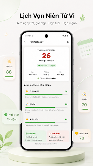 Lịch Việt Thuần - Lịch Âm Screenshot 1