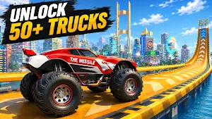 Monster Truck Mega Ramp Stunts Screenshot 1