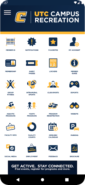 UTC Campus Recreation Screenshot 1