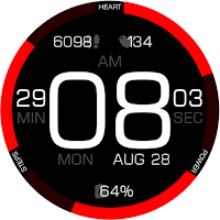 Key089 Digital Watch Face