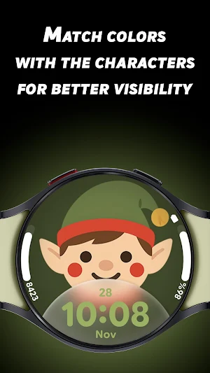 Christmas Dial 2 - Watch face Screenshot 2