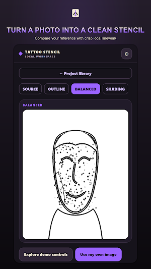 Tattoo Stencil Maker: Print Screenshot 0