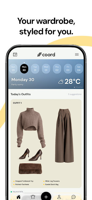 Coord: Digital Wardrobe Screenshot 1