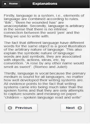 Linguistics Screenshot 2