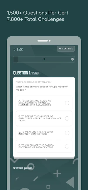FinOps Cloud Exam Prep (+AI) Screenshot 2