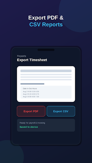 Hours Tracker Time Calculator Screenshot 1