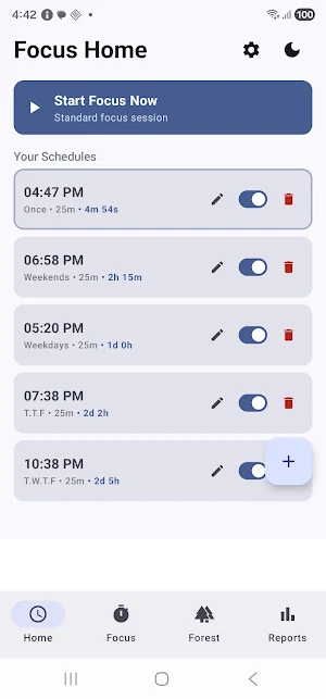 Grow Forest: Focus Timer Alarm Screenshot 0