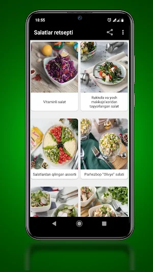Salatlar retsepti Screenshot 0