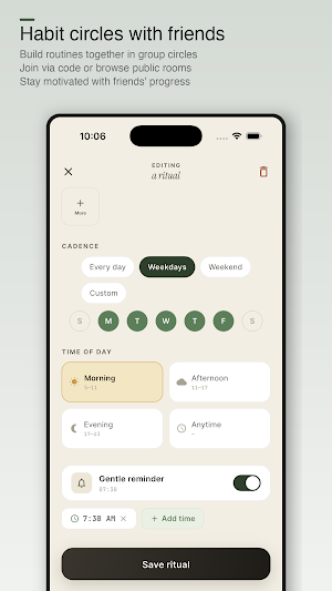 Routina-AI Habit Tracker Screenshot 2