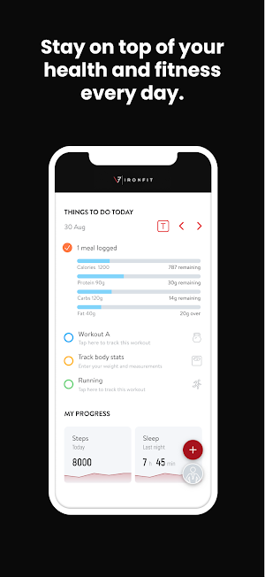 IronFit Gym Screenshot 1