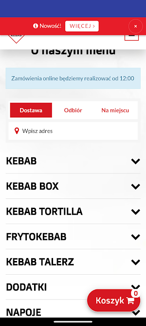 Bafra Kebab Zielona Góra Screenshot 0