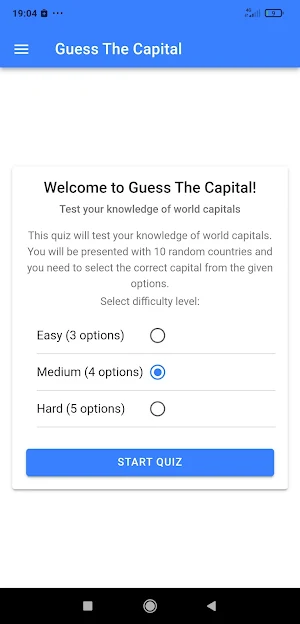 Guess the Capital Screenshot 3