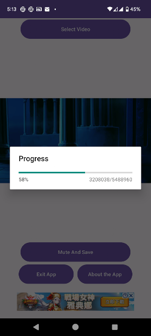 Mute Video Sound Screenshot 2