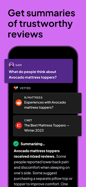 Vetted AI: Your Shopping Agent Screenshot 3