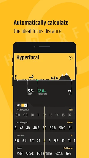 DOF Calculator Screenshot 0