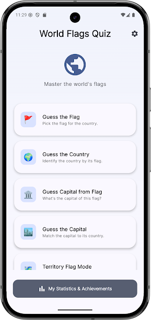 World Flags Quiz Game Screenshot 0