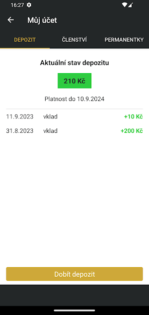 Golden Fitness Screenshot 1