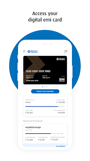 Bajaj Finserv - Instant Loans and Credit Card app Screenshot 3