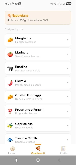 Pizza Dough Calculator Screenshot 1