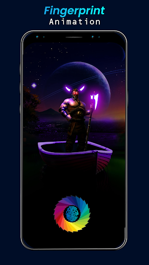 Fingerprint Animation Walpaper Screenshot 3