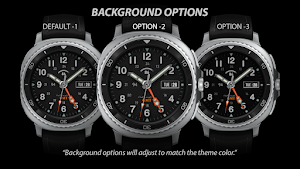 GMT 007 Analog Watch face Screenshot 2