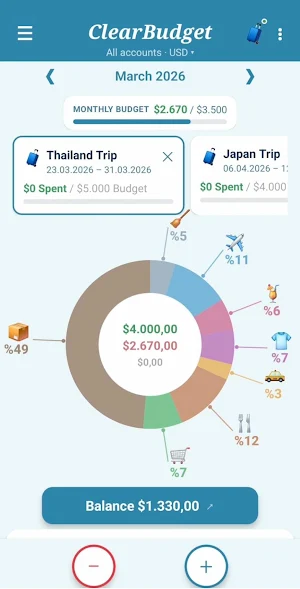 ClearBudget Screenshot 1