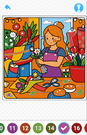 Cozy Girl Life:Color by number Screenshot 0