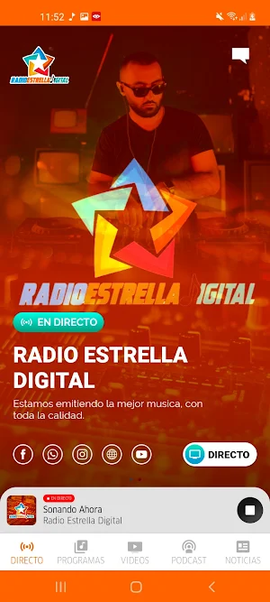Radio Estrella Digital Screenshot 2