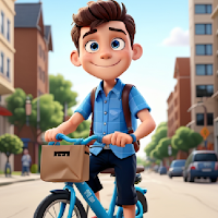 Paperboy scooter game