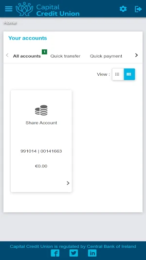 Capital Credit Union Dublin Screenshot 3