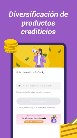 CreContigo-Préstamo Rápido Screenshot 3