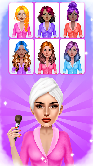 Girl Hair Salon Spa & Dress Up Screenshot 2