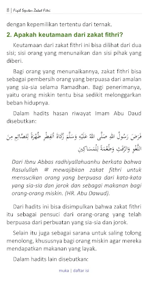 Fiqih Seputar Zakat Fitri Screenshot 3